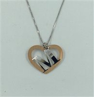 Halskette Donna Oro Dame in Weißgold Diamante 0.01 Ct DFPF1302M.001